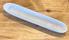 Incensário Canoa cerâmica branco - 22cm - comprar online