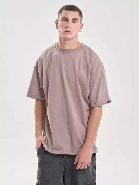 Remera Basic Over marron