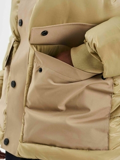 Campera Puffer Beige - tienda online