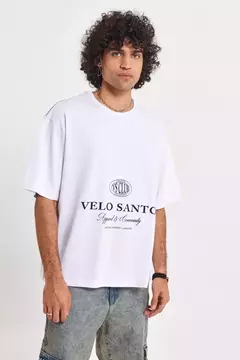 Remera Apparel Boxy blanco