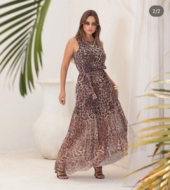 Vestido de onça em tule - comprar online