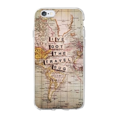 Capa de TPU Flexível Viajar #6 para Iphone