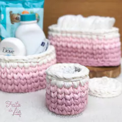 Kit Higiene Bebê em Crochê | 3 peças