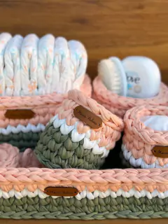 Kit Higiene Bebê em Crochê com Nome | 6 Peças na internet