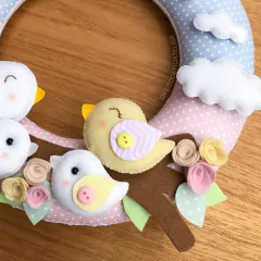 Guirlanda Passarinhos - Feito de Fio Atelier