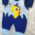 Macacão para bebê Kit Macacão e camiseta Dinossauro azul escuro na internet