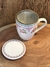 Caneca com Tampa e Infusor- Rosa e Branca - Chafuné