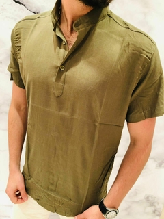 Camisola de Lino Manga Corta en internet