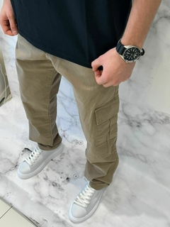 Pantalón Cargo de Gabardina - LAGUARDIA