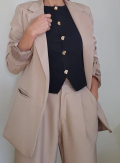Blazer forrado Lisboa avena - comprar online