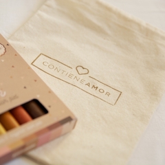 CRAYONES COLOR PIEL -  Contiene Amor
