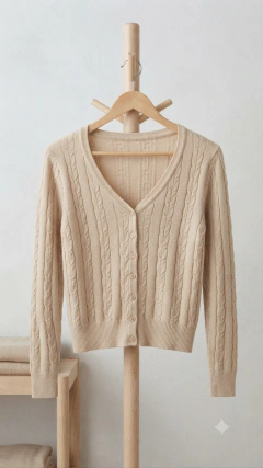 Campera hilo lycra ochitos