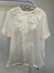 BLUSA TRANSPARENTE BRANCA HERING