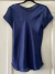 BLUSA CETIM AZUL MARINHO - loja online