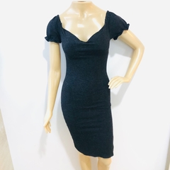 Vestido Midi Cinza com Bojo P na internet