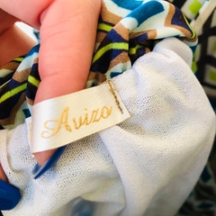 Imagem do Vestido Frente Única Curto Saída de Praia Estampado Avizo P