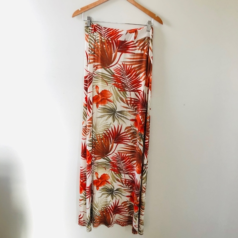 Saia Longa Estampada Florida Marisa M