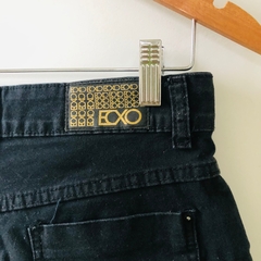 Shorts Jeans Hot Pants Preto 38 - Brechó Bete Balanço