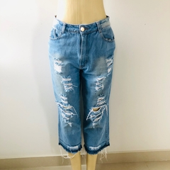 Calça Jeans Cintura Alta Pantacourt Magic Jeans 42 - Brechó Bete Balanço