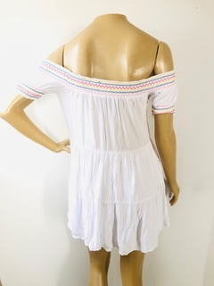 Blusa Bata Minivest Bordada Flores Forever 21 P - comprar online