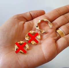 Piercing Juliette Fake Dourado G - Brechó Bete Balanço