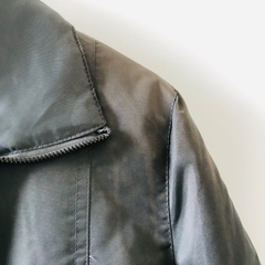 Casaco de Neve Sobretudo Matelassê Cinza Canal M - loja online