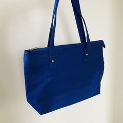 Bolsa de Ombro Média Azul Marisa - Brechó Bete Balanço
