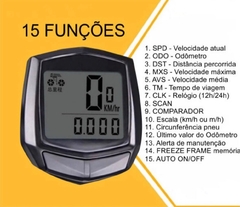 Velocímetro JWS WS-581 Odometro Bike - Brechó Bete Balanço