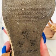 Sandália Espadrille Anabela Cortiça Vivaz 36