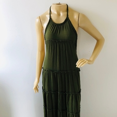 Vestido Feminino Longo Frente Única PP na internet