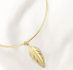 Choker com Pingente de Folha - loja online