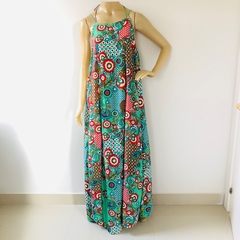 Vestido Longo Estampado Khelf M