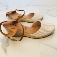 Sandália Espadrille Anabela Cortiça Vivaz 36 - loja online