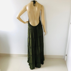 Vestido Feminino Longo Frente Única PP - comprar online