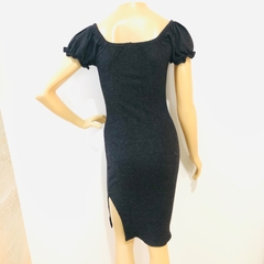Vestido Midi Cinza com Bojo P - comprar online