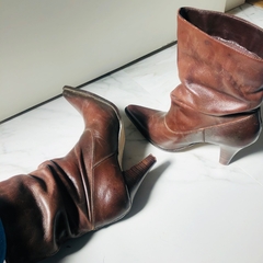Bota Marrom Bico Fino D’ Marine 36 - comprar online