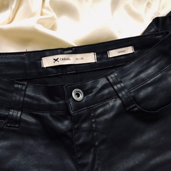 Calça Skinny Preta Resinada Hering 38 - loja online