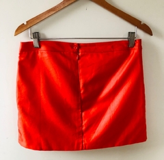 Saia Recortes Laranja Nefashion P Nova na internet