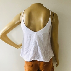 Regata Branca Alcinha Farm P - comprar online