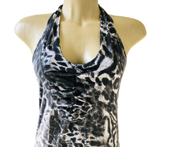 Vestido Longo em Viscose Animal Print M na internet