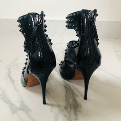 Sandália Spikes Preta Salto Fino My Shoes 36 - comprar online