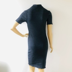 Vestido Midi Cinza Mescla Coladinho Kim Kardashian P Novo na internet