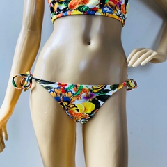 Biquíni Cropped Estampado Conjunto Lança Perfume Resort M - loja online