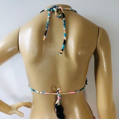 Biquíni Conjunto Cortininha sem Bojo Marisa G - Brechó Bete Balanço