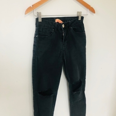 Calça Jeans Cintura Alta Preta Capricho CeA 10 - loja online