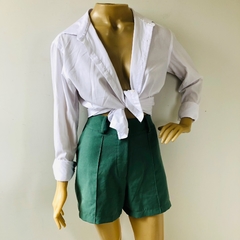 Shorts Alfaiataria Verde M