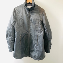 Casaco de Neve Sobretudo Matelassê Cinza Canal M na internet