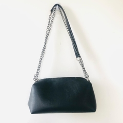 Bolsa Tiracolo SL Preta Alça Corrente - Brechó Bete Balanço