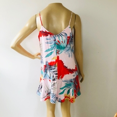 Vestido Feminino Curto Alcinha Estampado Florido Verão P na internet