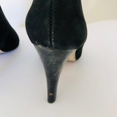 Bota Cano Curto Salto Fino Preta Ferrarezi 39 - loja online